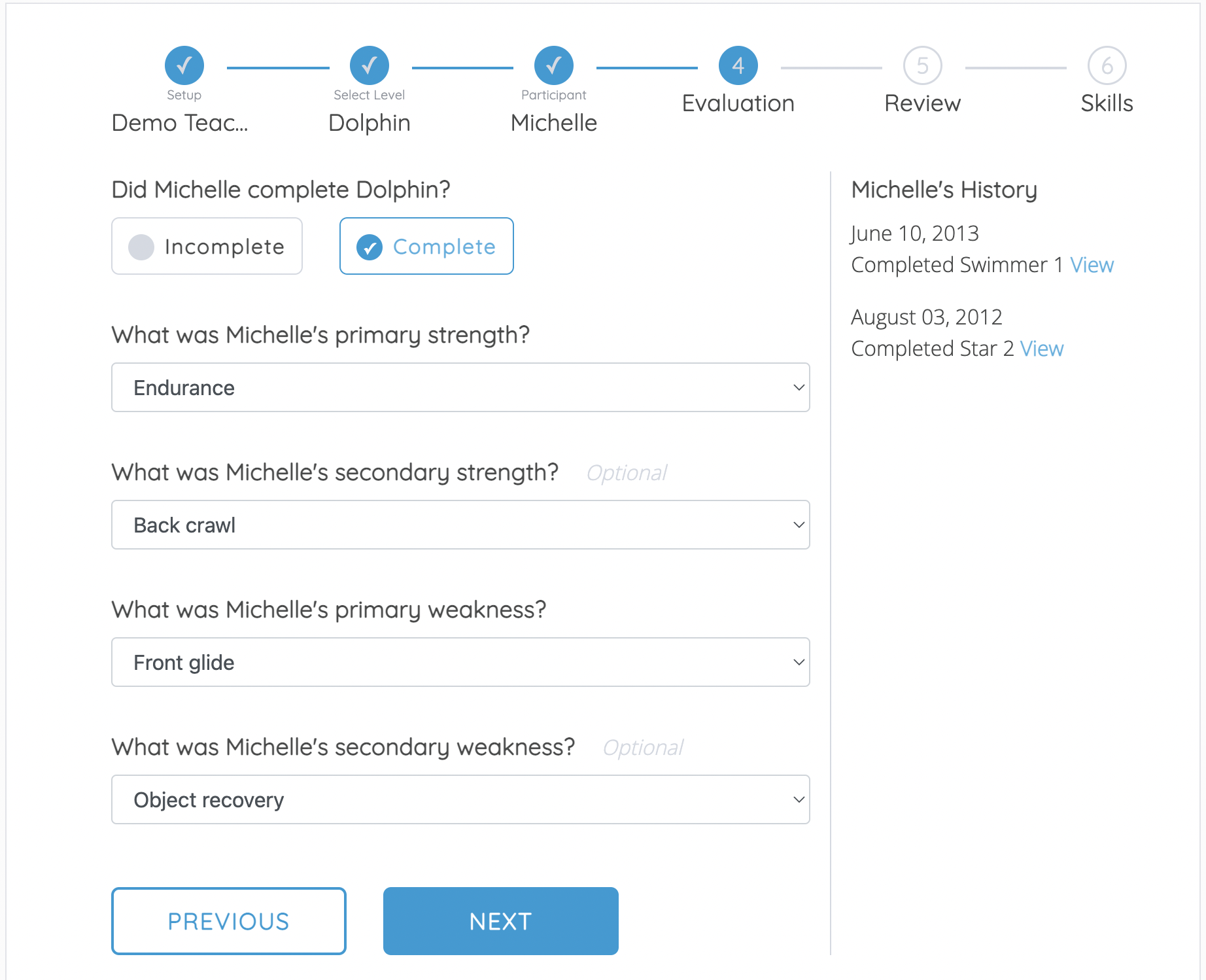 swimgen report card builder