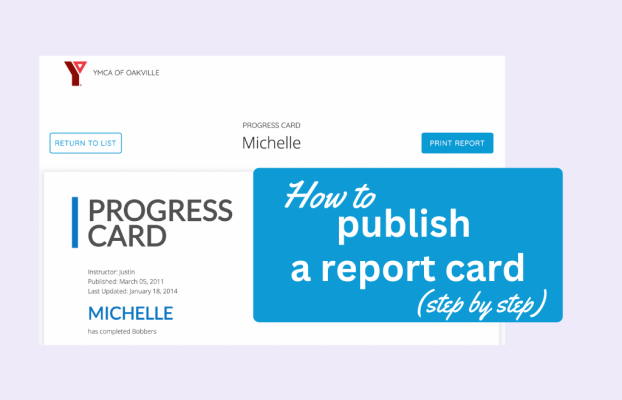 How do I publish report cards?