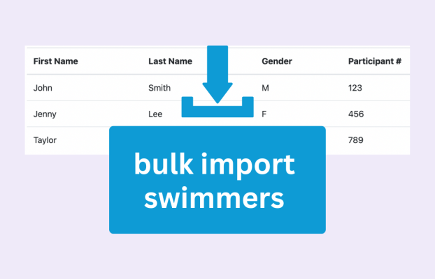 How to bulk import swimmers