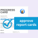 how to approve report cards