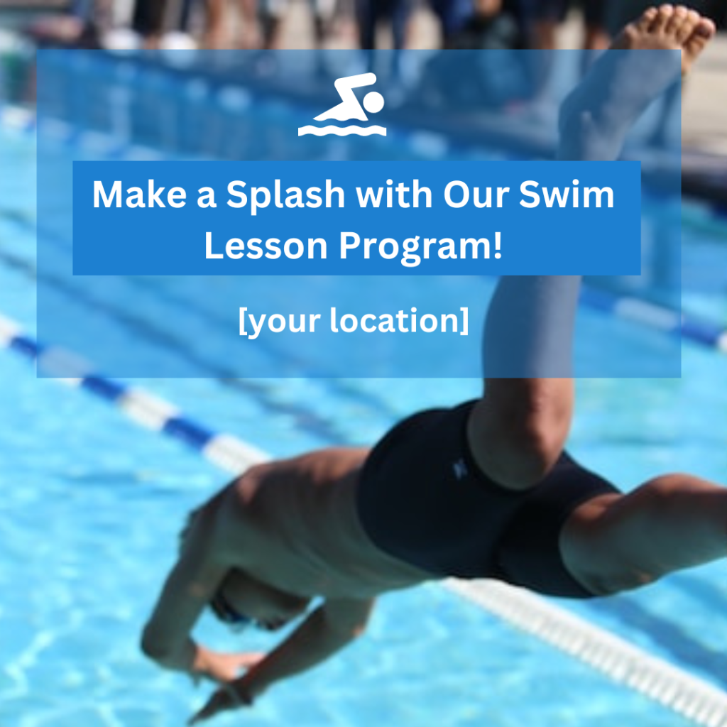 swim class facebook ad  